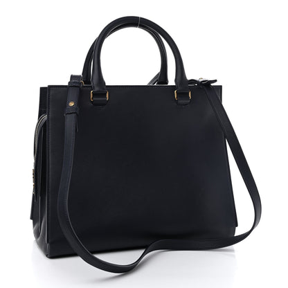 Saint Laurent Smooth Calfskin Small East Side Tote Black 4 of 15