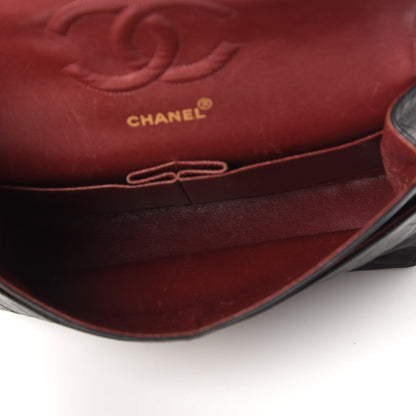 Chanel Lambskin Quilted Medium Double Flap Black 6 of 11