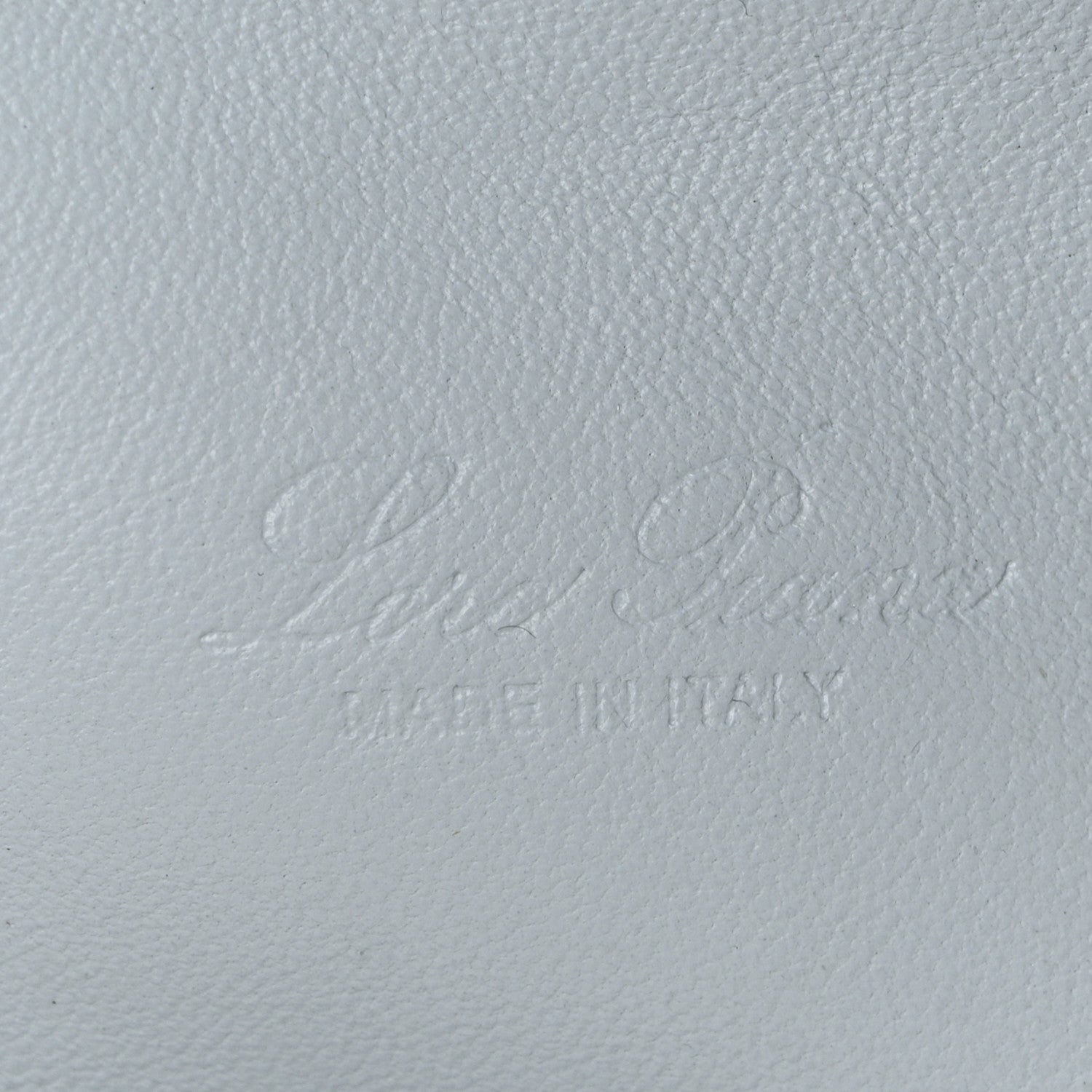 Loro Piana Grained Calfskin L19 Extra Pocket Pouch Minty Breeze