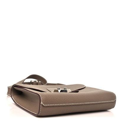 Hermes Togo Sac A Depeches 21 Messenger Bag Etoupe 4 of 11