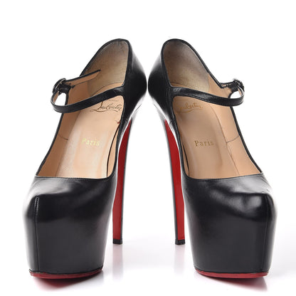 Christian Louboutin Kid Lady Daf 160 Pumps 38 Black 5 of 15