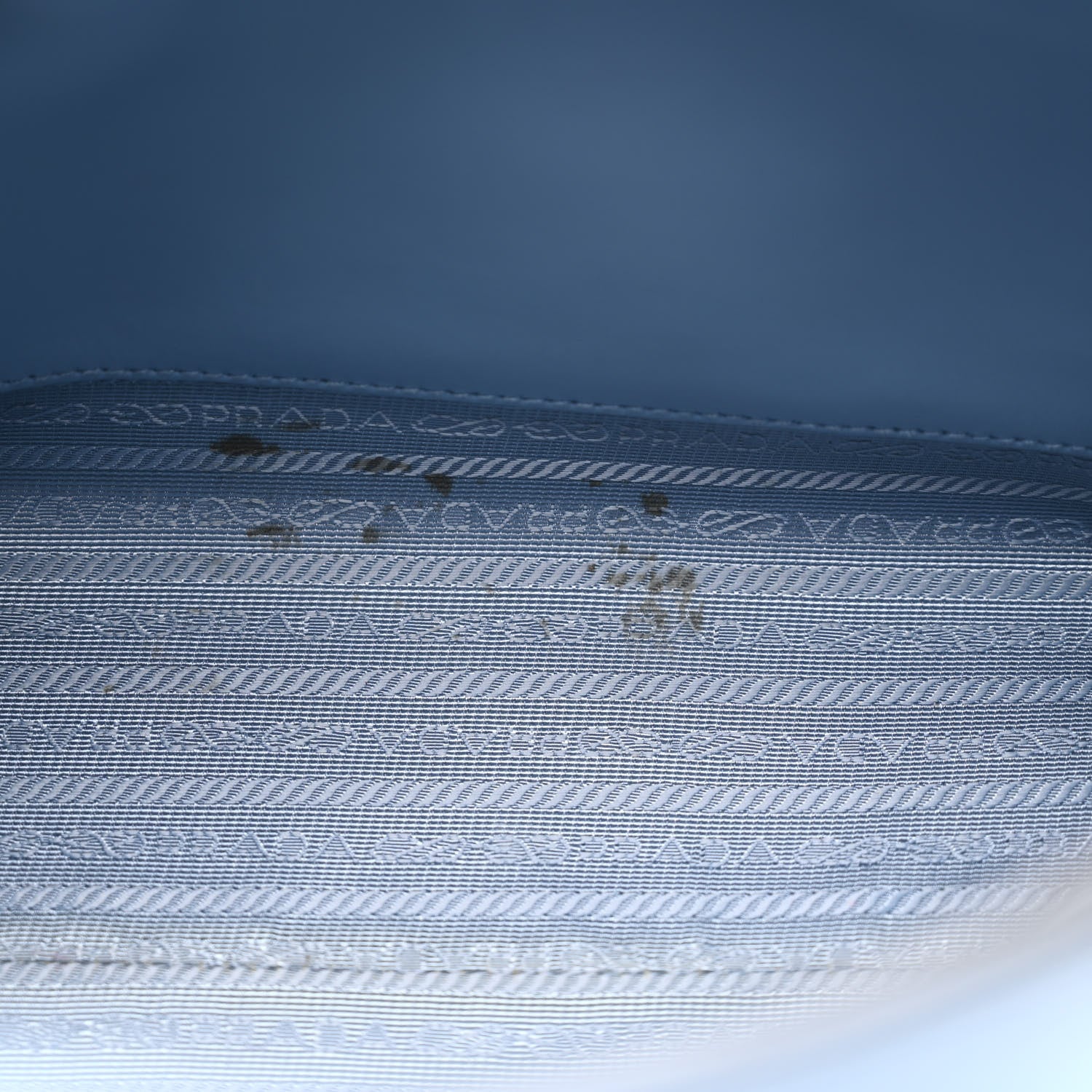 Prada Saffiano Cuir Calfskin Small Monochrome Top Handle Tote Astrale 9 of 12