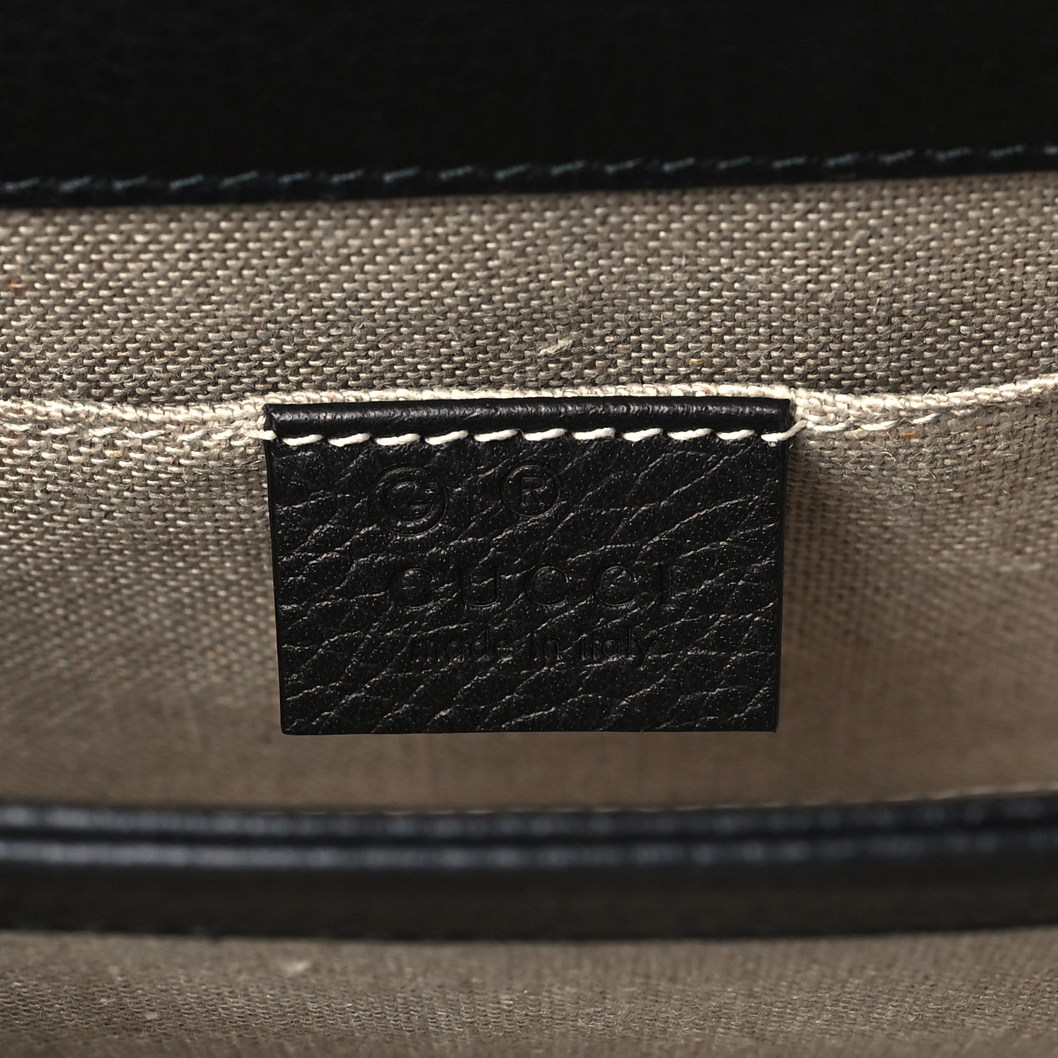 Gucci Dollar Calfskin Small Interlocking G Shoulder Bag Black 6 of 9