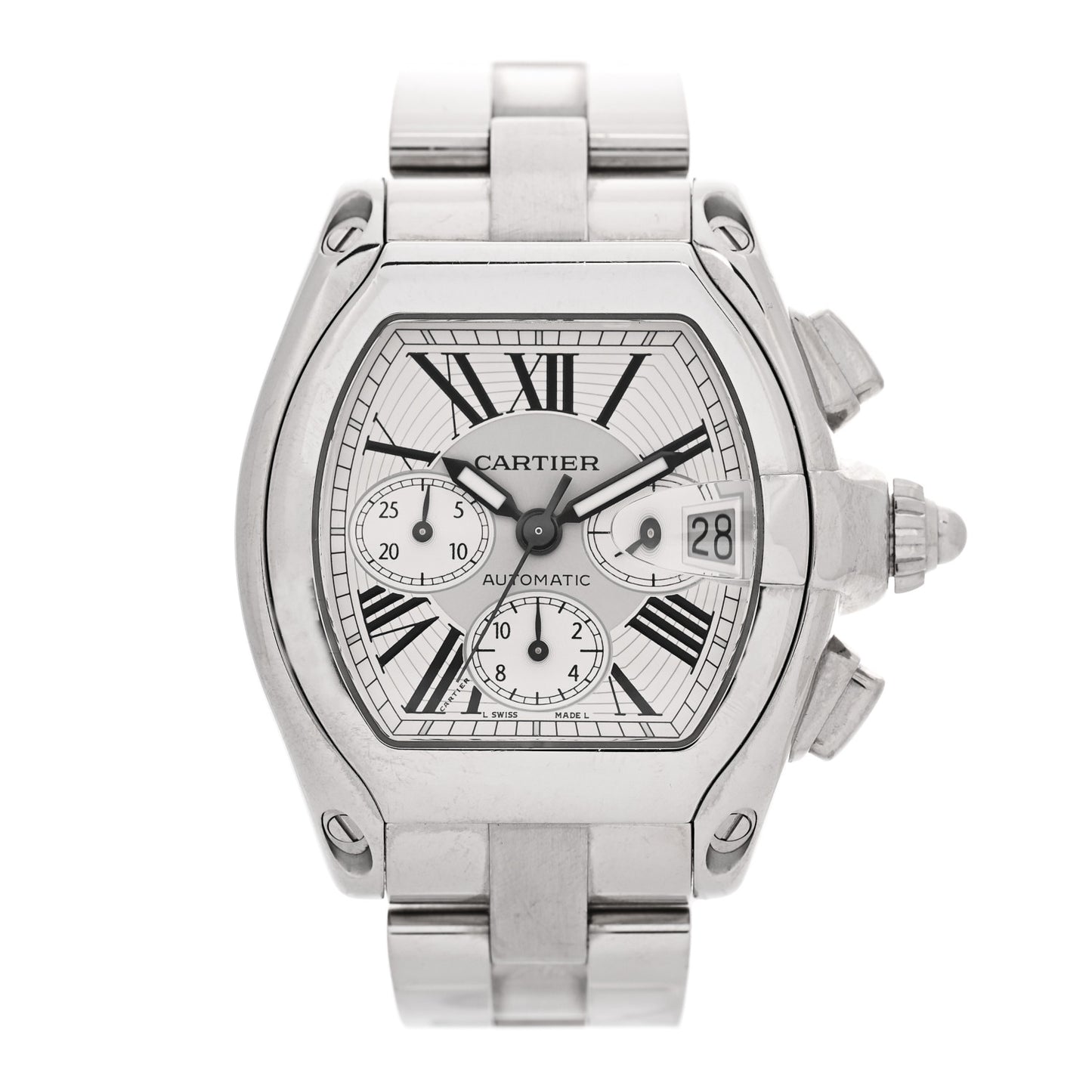 Stainless Steel 42mm Roadster Chronograph Automatic Watch