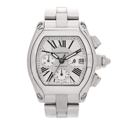 Cartier Stainless Steel 42mm Roadster Chronograph Automatic Watch 1 of 4