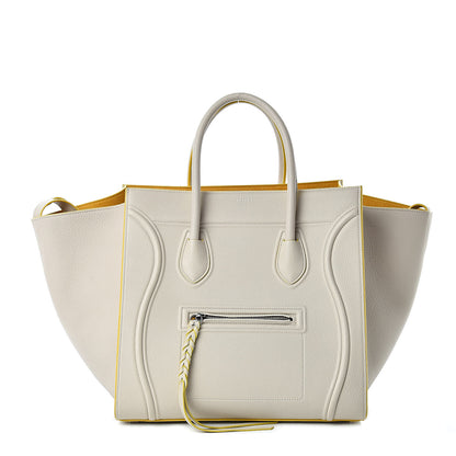 Celine Grained Calfskin Medium Phantom Luggage Light Beige 1 of 11