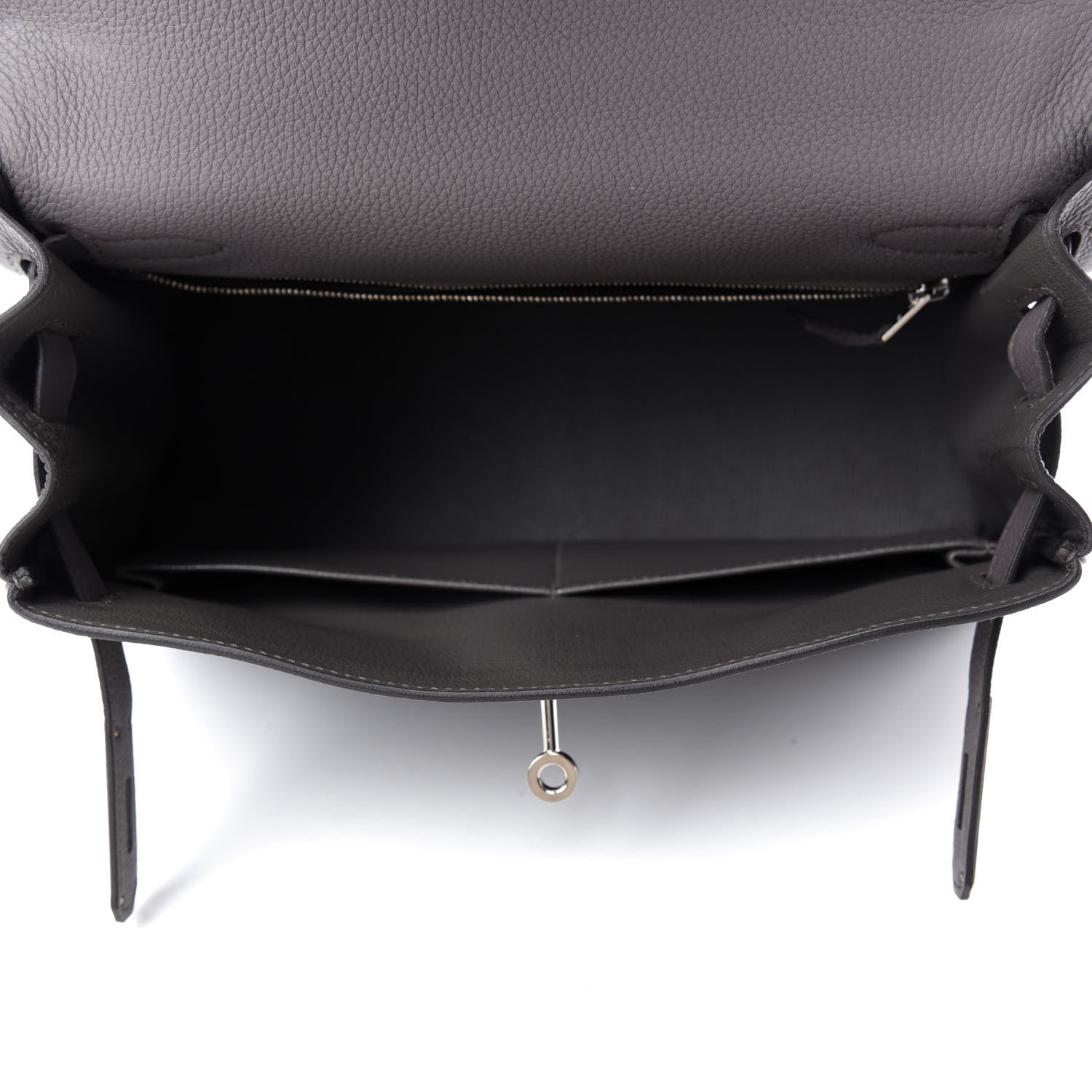 Hermes Togo Kelly Retourne 28 Etain 5 of 11