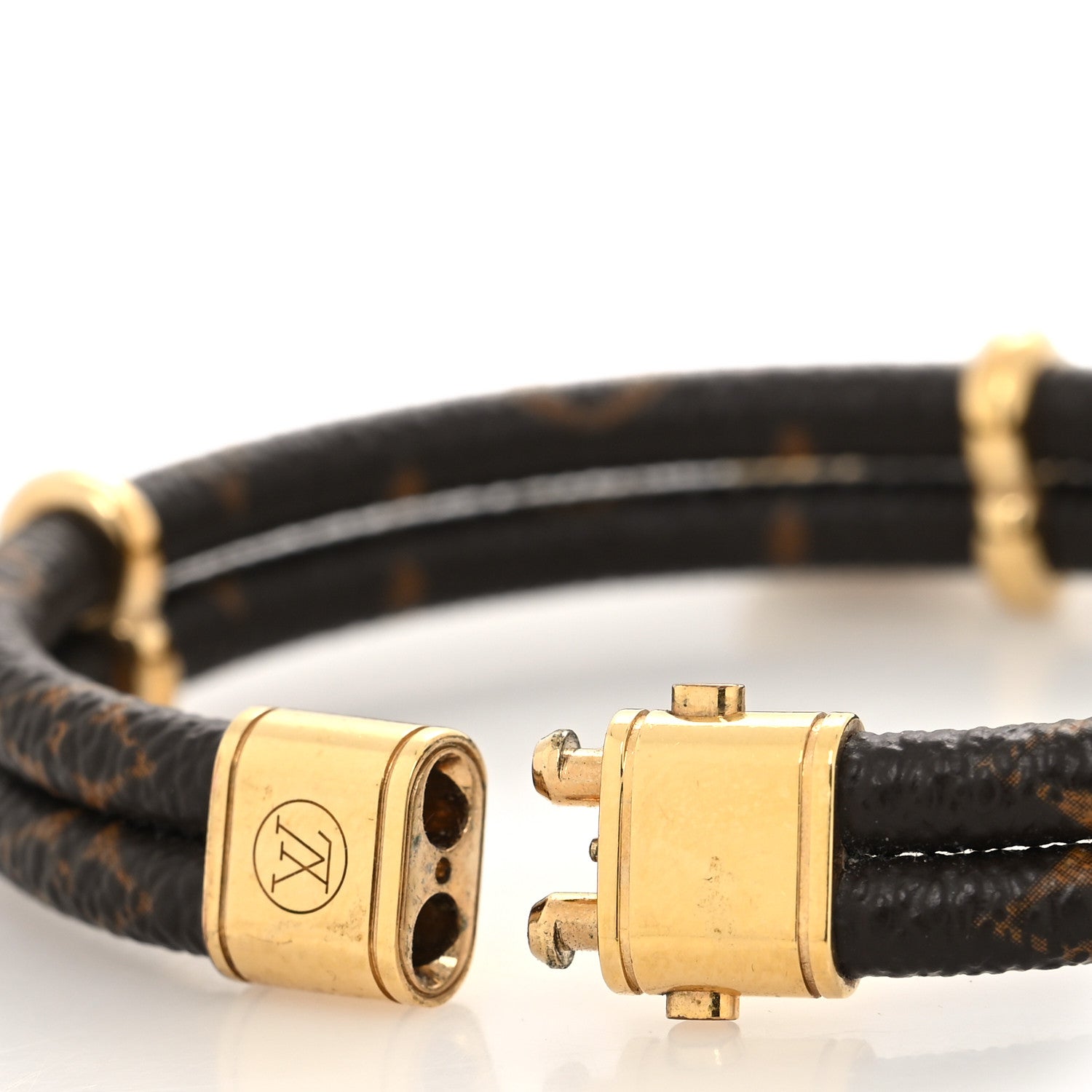 Louis Vuitton Monogram Keep It Twice Bracelet 17 4 of 5