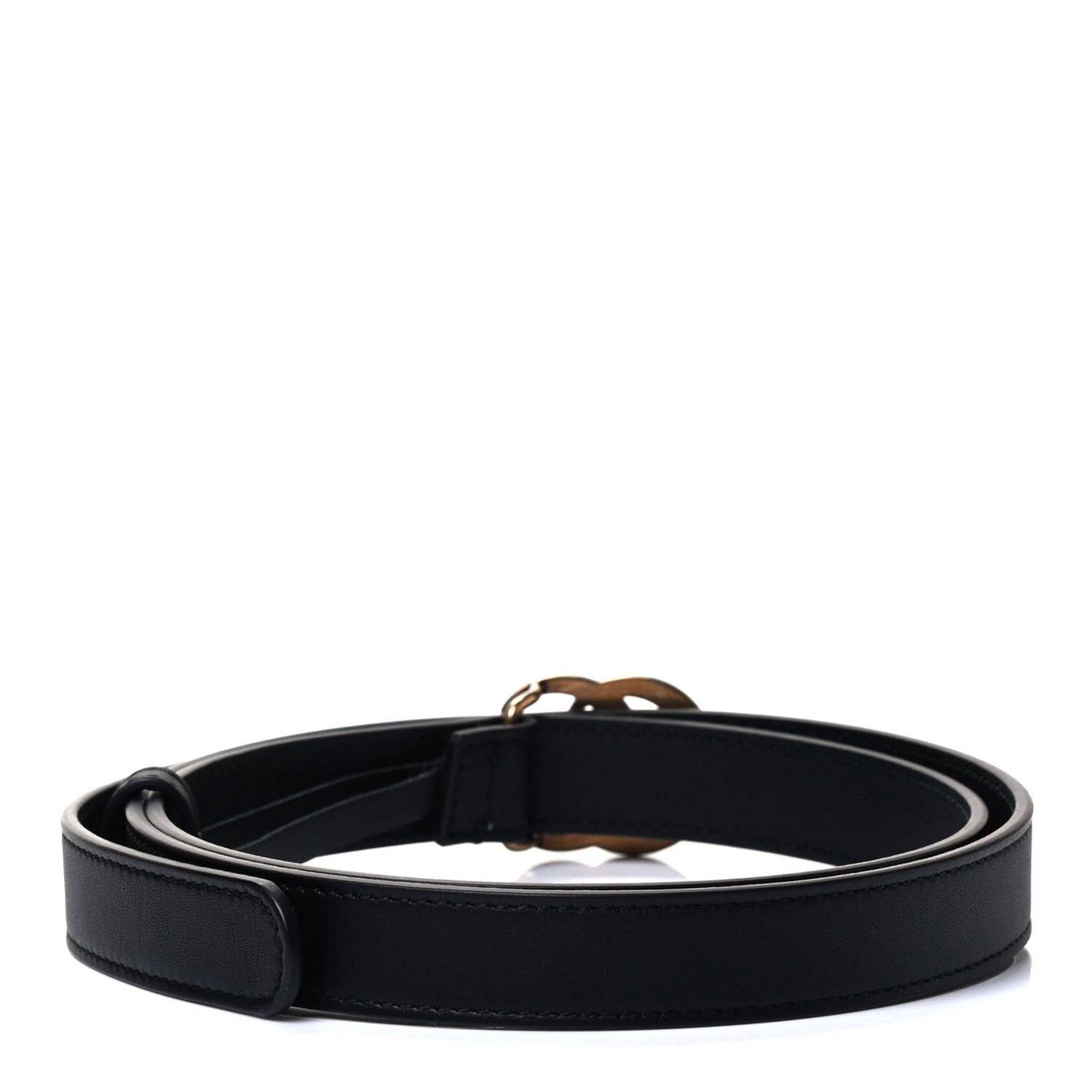 Calfskin Double G 20mm Belt 95 38 Black