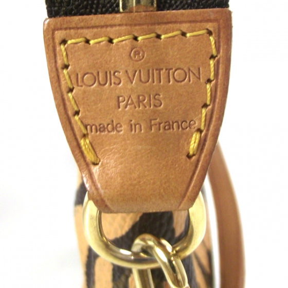 Monogram Graffiti Pochette Accessories Peach