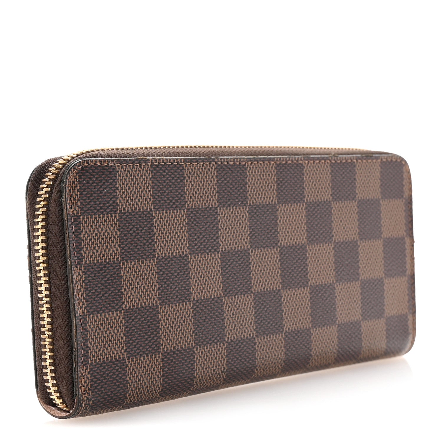 Louis Vuitton Damier Ebene Clemence Wallet Rose Ballerine 3 of 7