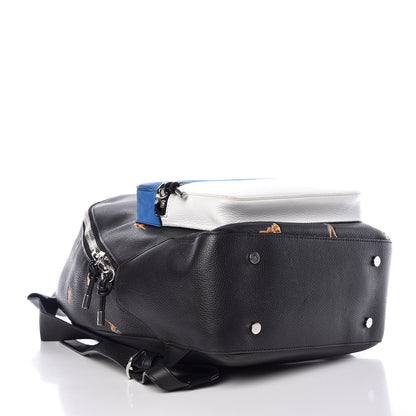 Alexander Wang Pebbled Calfskin Suede Embroidered Bikini Babe Backpack Black 4 of 18