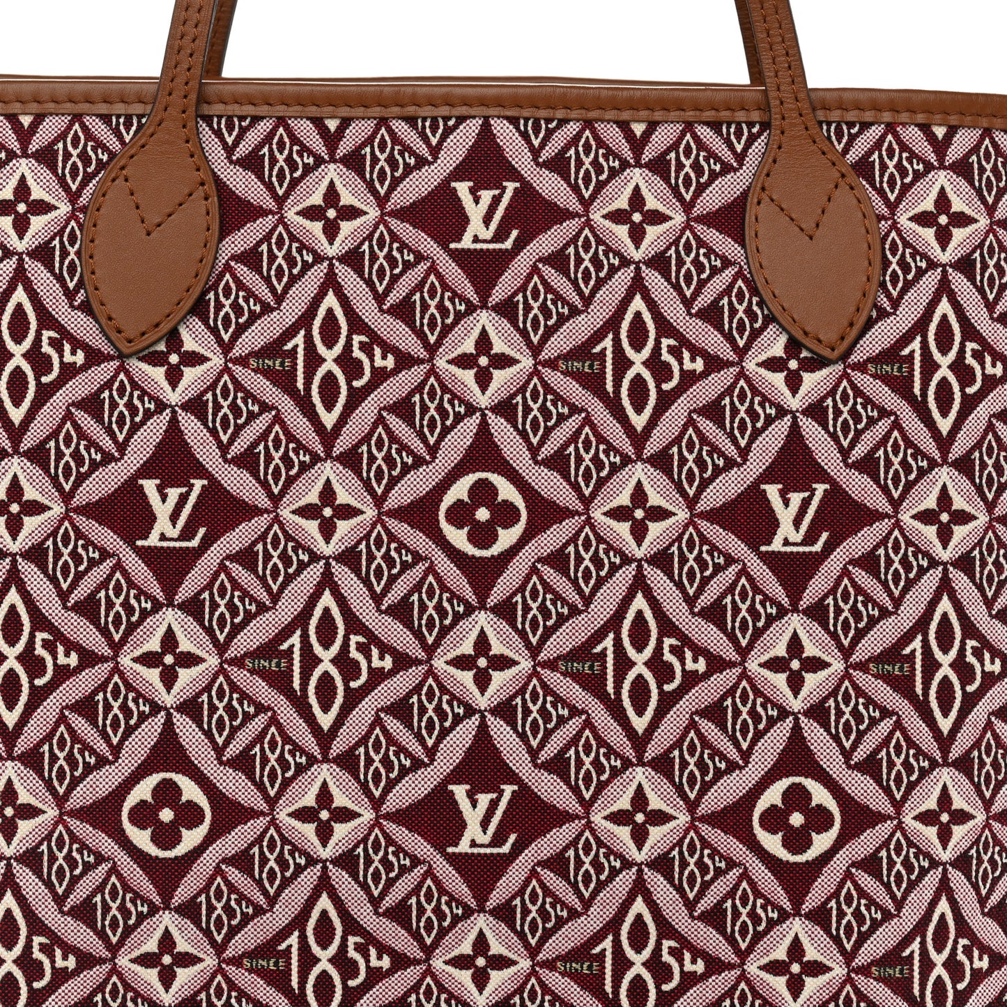 Jacquard Since 1854 Neverfull MM Bordeaux