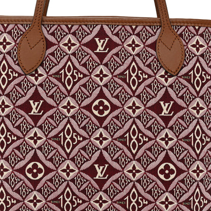 Louis Vuitton Jacquard Since 1854 Neverfull MM Bordeaux 8 of 10