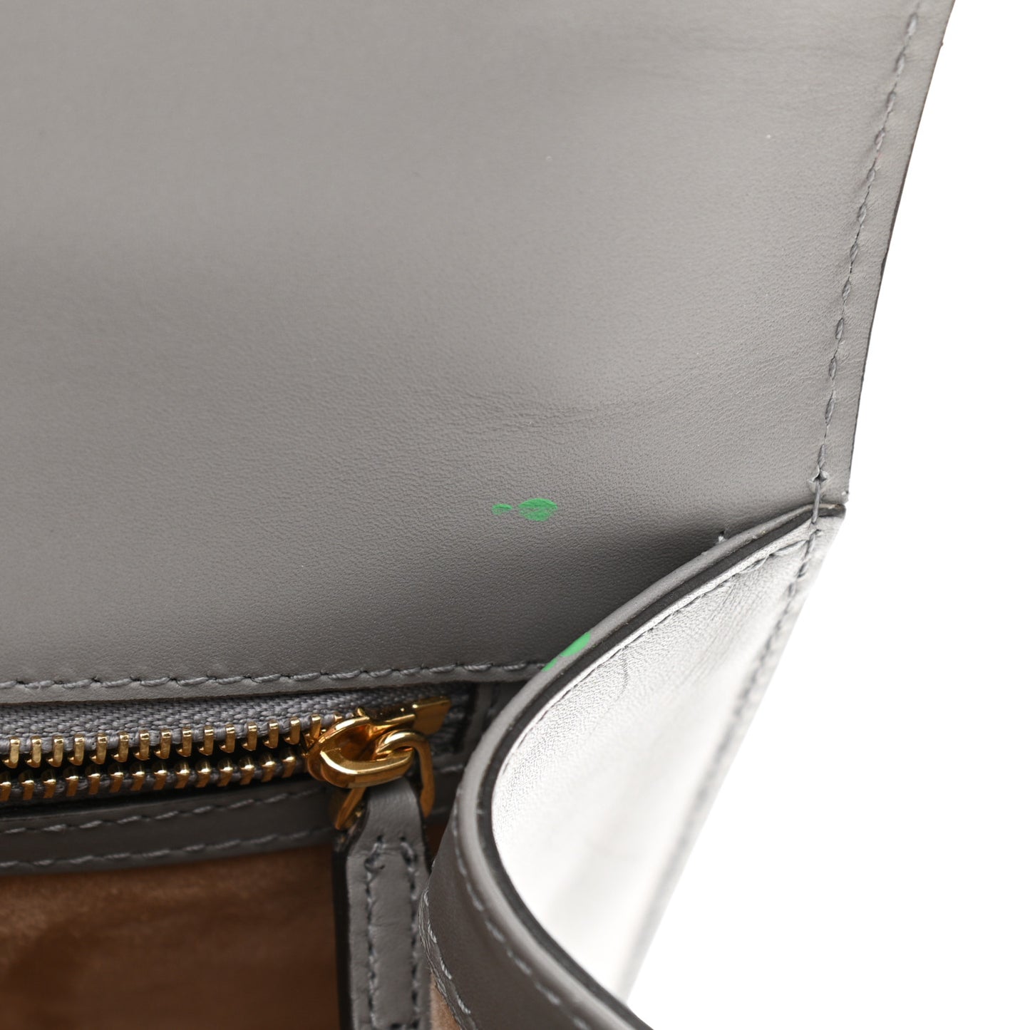 Calfskin Small Sylvie Shoulder Bag Deep Grey