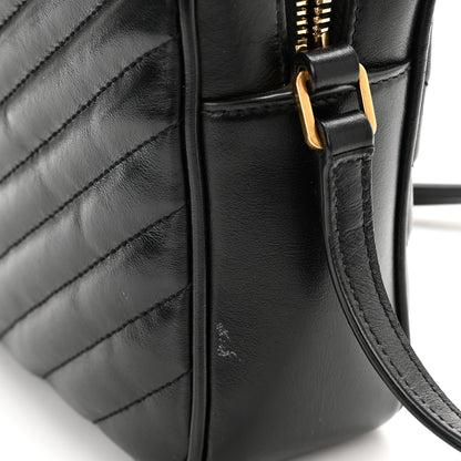 Saint Laurent Calfskin Matelasse Monogram Lou Camera Bag Black 11 of 11