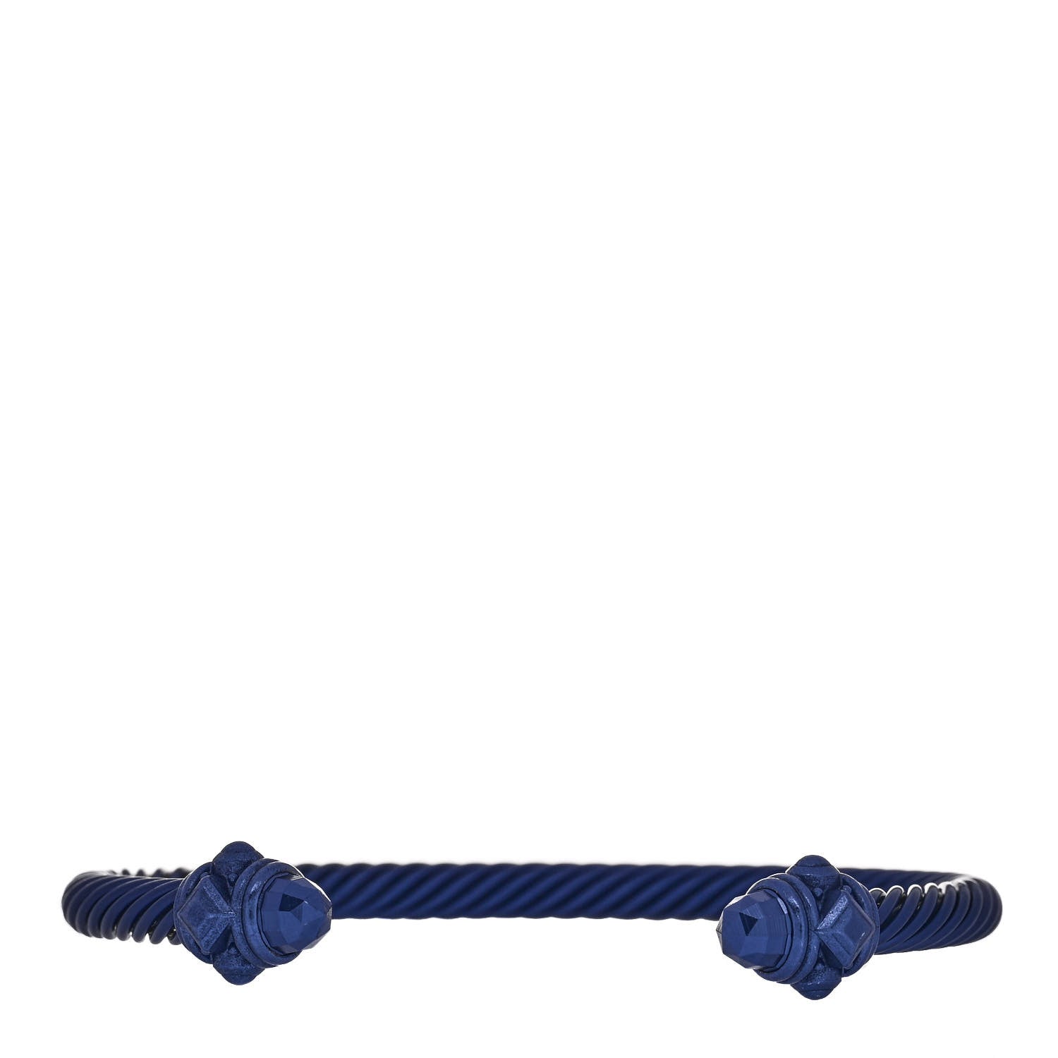 David Yurman Aluminum 5mm Renaissance Bracelet Blue 1 of 4