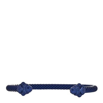 David Yurman Aluminum 5mm Renaissance Bracelet Blue 1 of 4