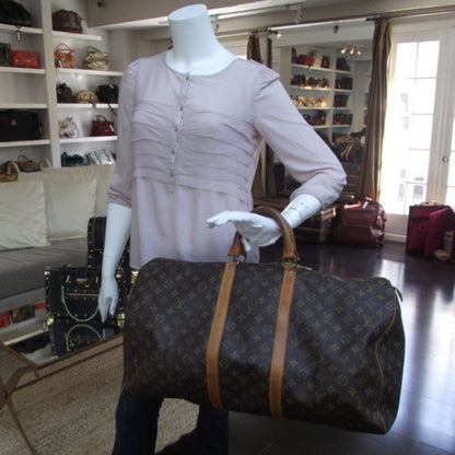 Louis Vuitton Monogram Keepall 55 2 of 10