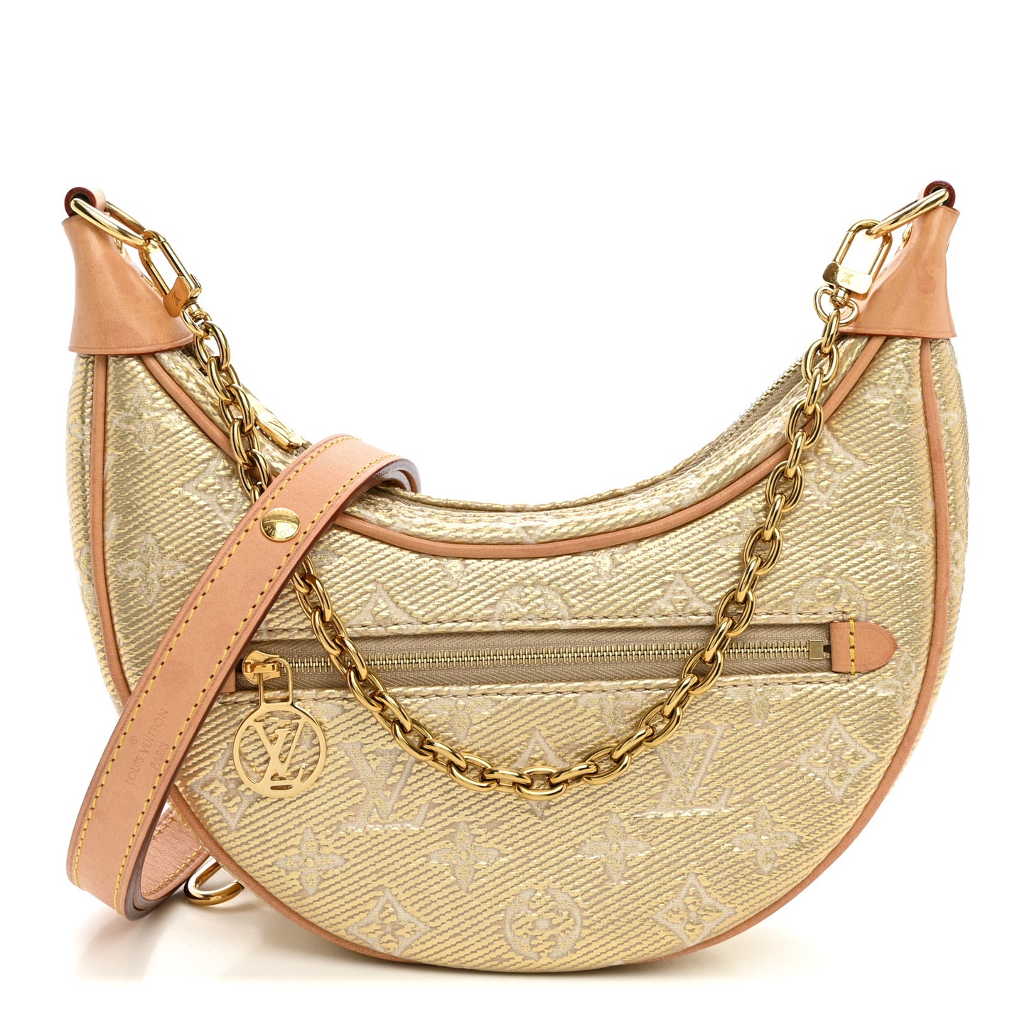 Monogram Jacquard Loop Gold