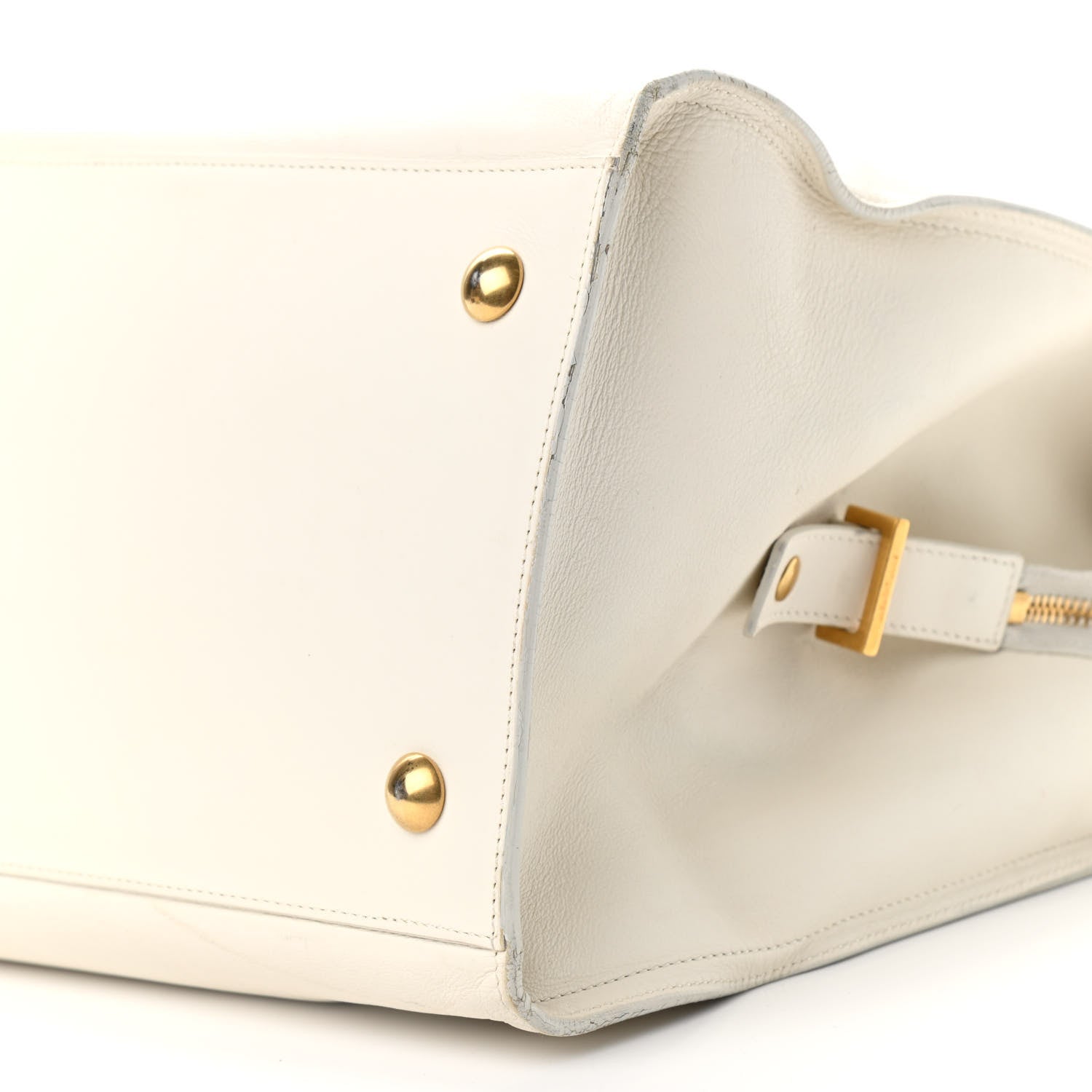 Saint Laurent Sheepskin Large Classic Y Cabas White 15 of 15