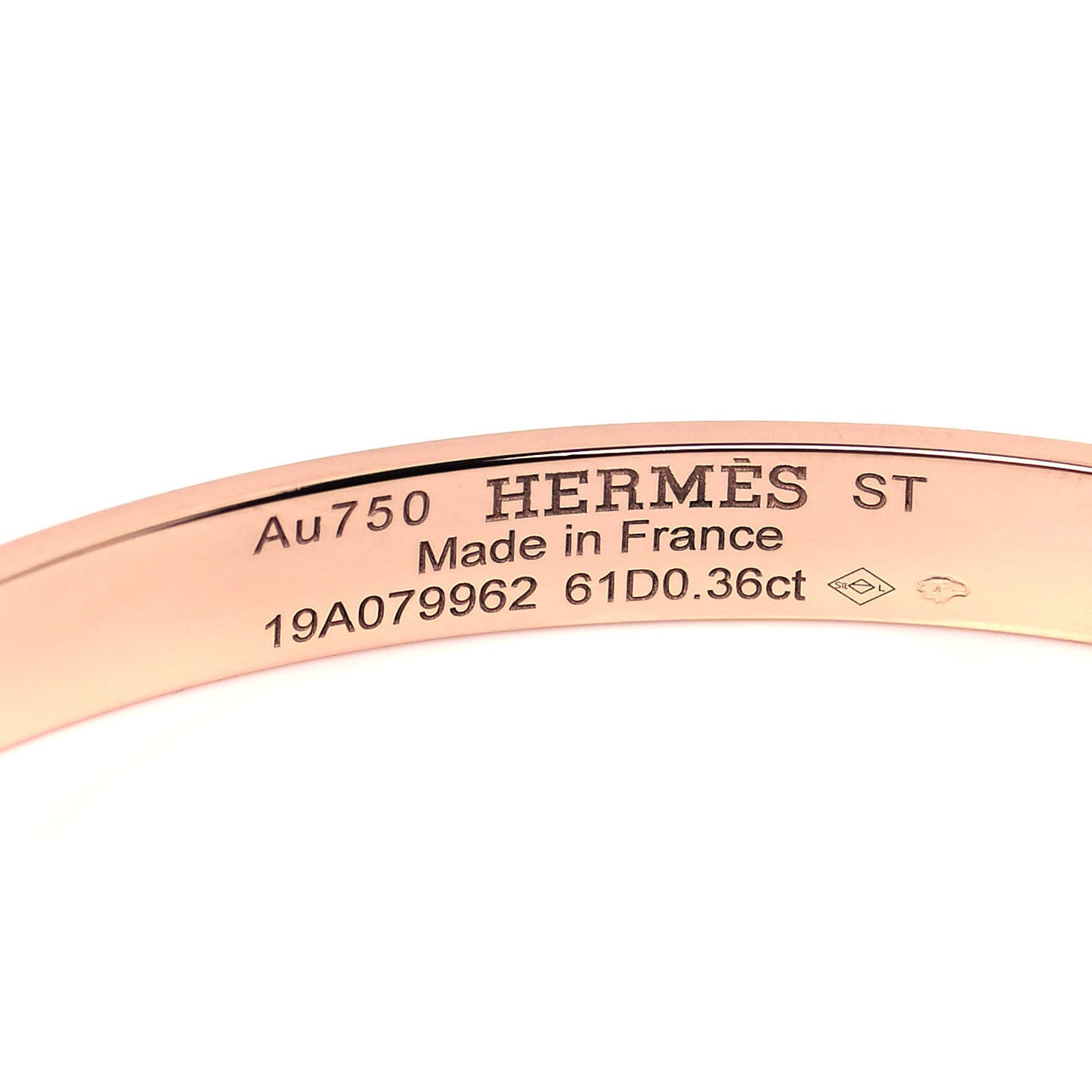 18K Rose Gold Diamond PM Kelly Pave Bracelet ST