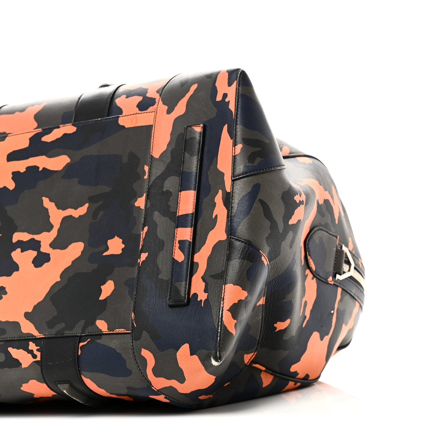 Calfskin Camo Print Duffle Bag Multicolor