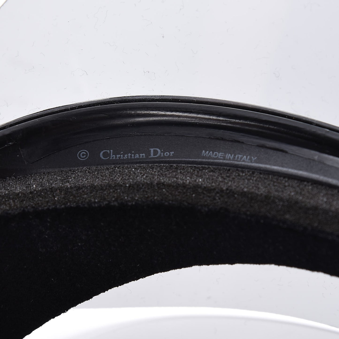 Mirrored DiorClub1 Sun Visor Black