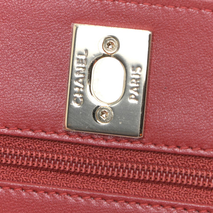 Chanel Lambskin Quilted Trendy CC Wallet On Chain WOC Red 11 of 12
