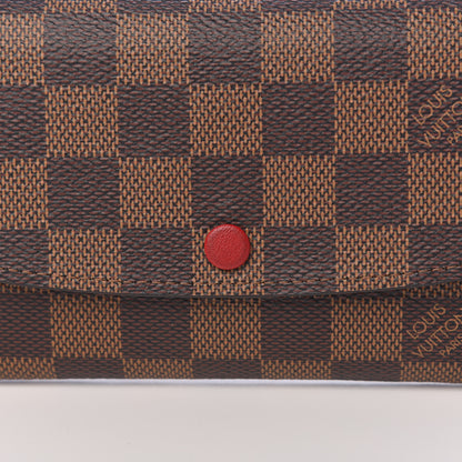 Louis Vuitton Damier Ebene Emilie Wallet 5 of 9