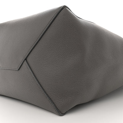 Celine Soft Grained Calfskin Medium Belt Cabas Phantom Grey 11 of 11