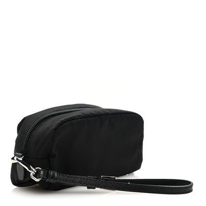 Prada Tessuto Nylon Vela Saffiano Wristlet Black 3 of 6