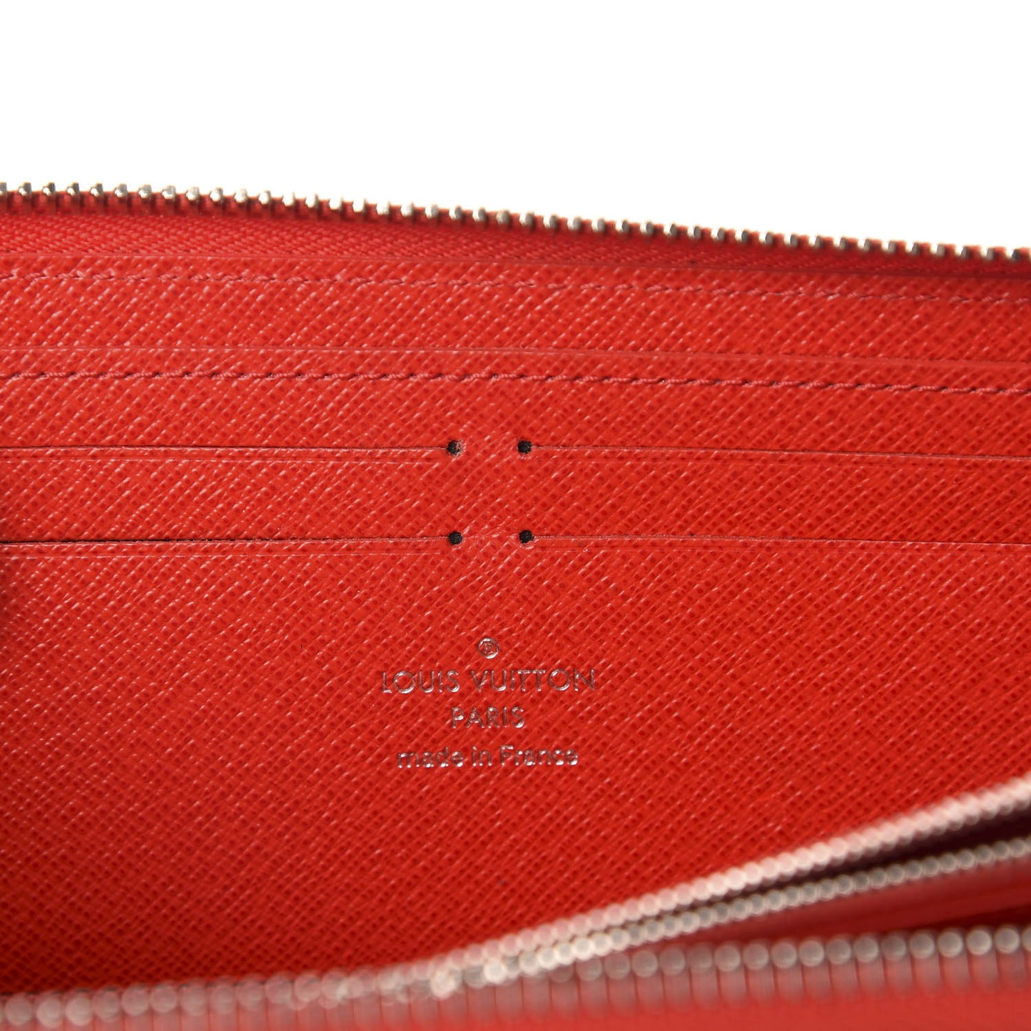 Epi Clemence Wallet Coquelicot