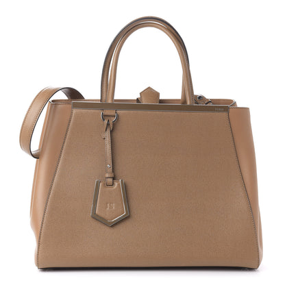 Fendi Vitello Elite Regular 2Jours Tote Orzo 1 of 11