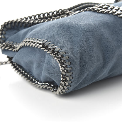 Stella McCartney Shaggy Deer Falabella Fold Over Tote Blue 6 of 9