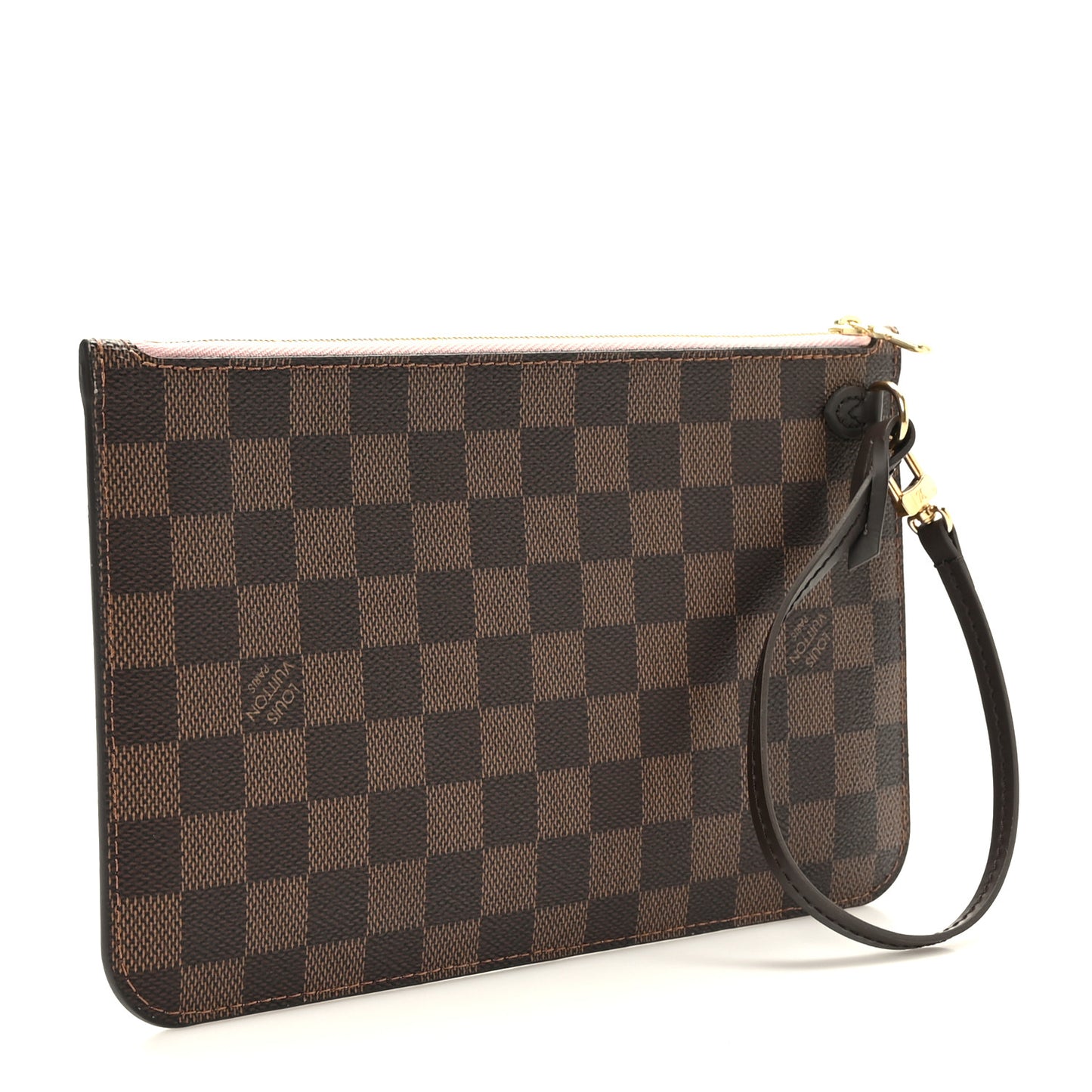 Damier Ebene Neverfull MM GM Pochette Rose Ballerine