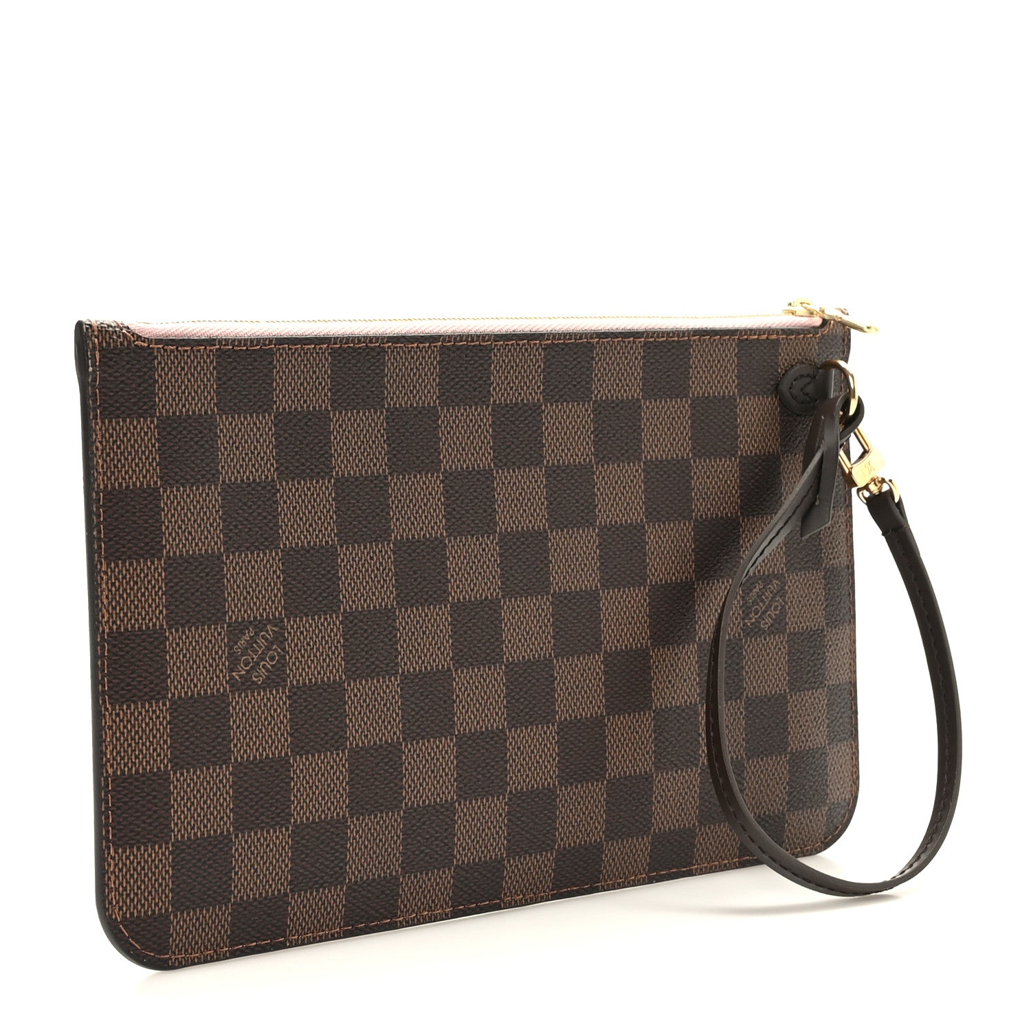 Louis Vuitton Damier Ebene Neverfull MM GM Pochette Rose Ballerine 3 of 6