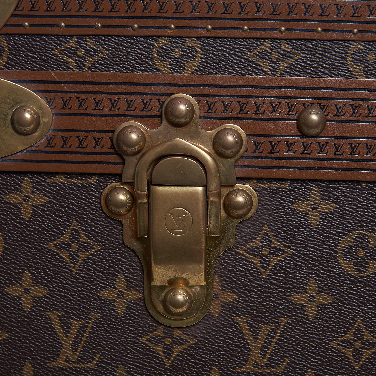 Louis Vuitton Monogram Malle Courrier Lozine Trunk 110 367296