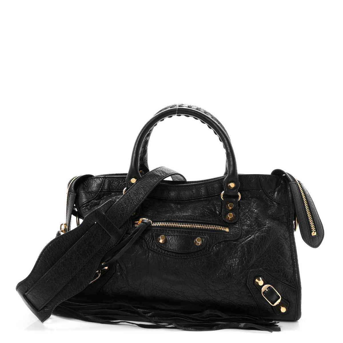 Agneau Classic Gold Hardware S City Black