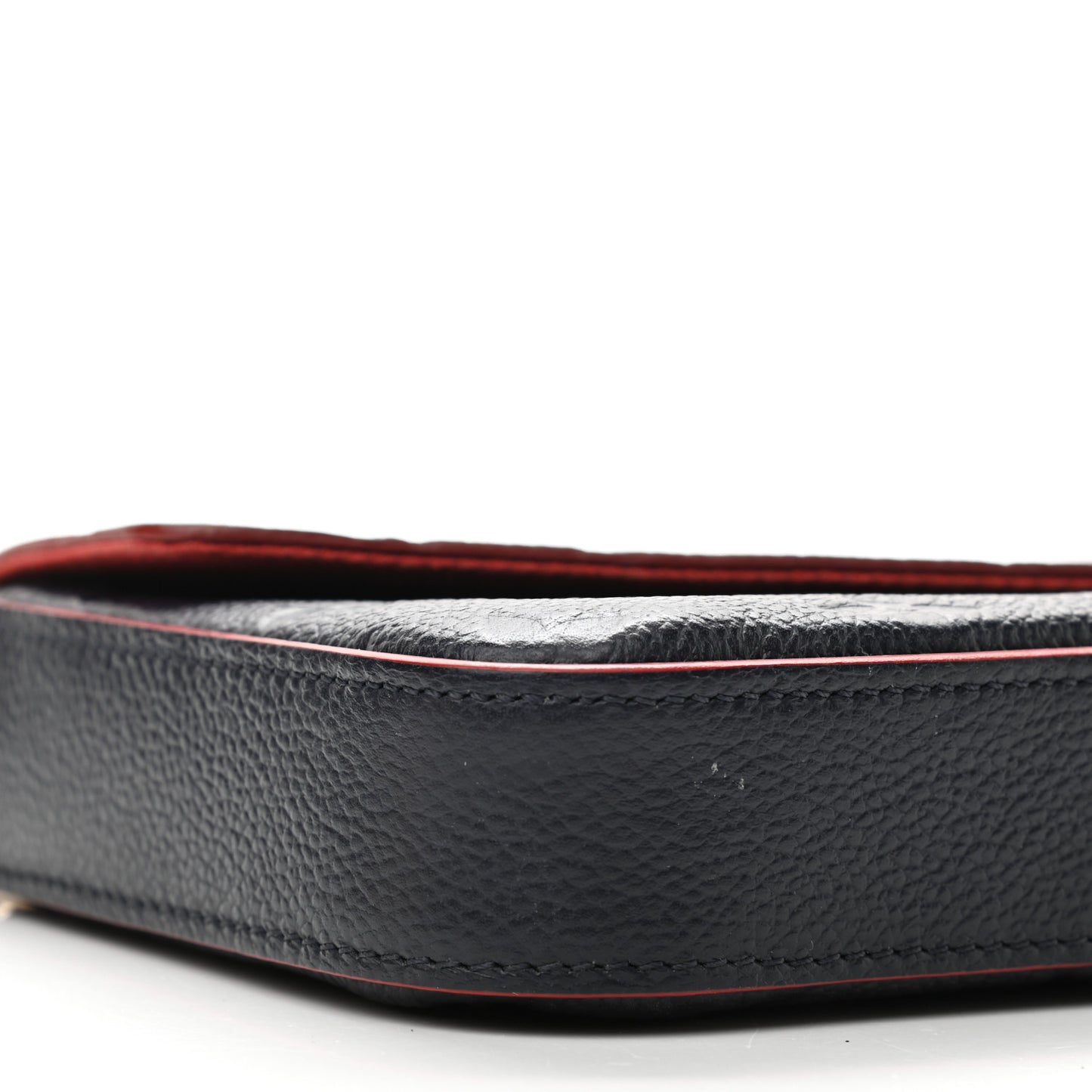 Empreinte Pochette Felicie Chain Wallet Marine Rouge