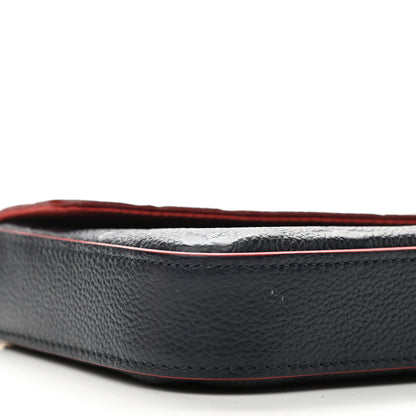 Louis Vuitton Empreinte Pochette Felicie Chain Wallet Marine Rouge 6 of 13