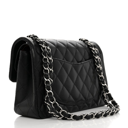 Chanel Lambskin Quilted Small Double Flap Black 2 of 10