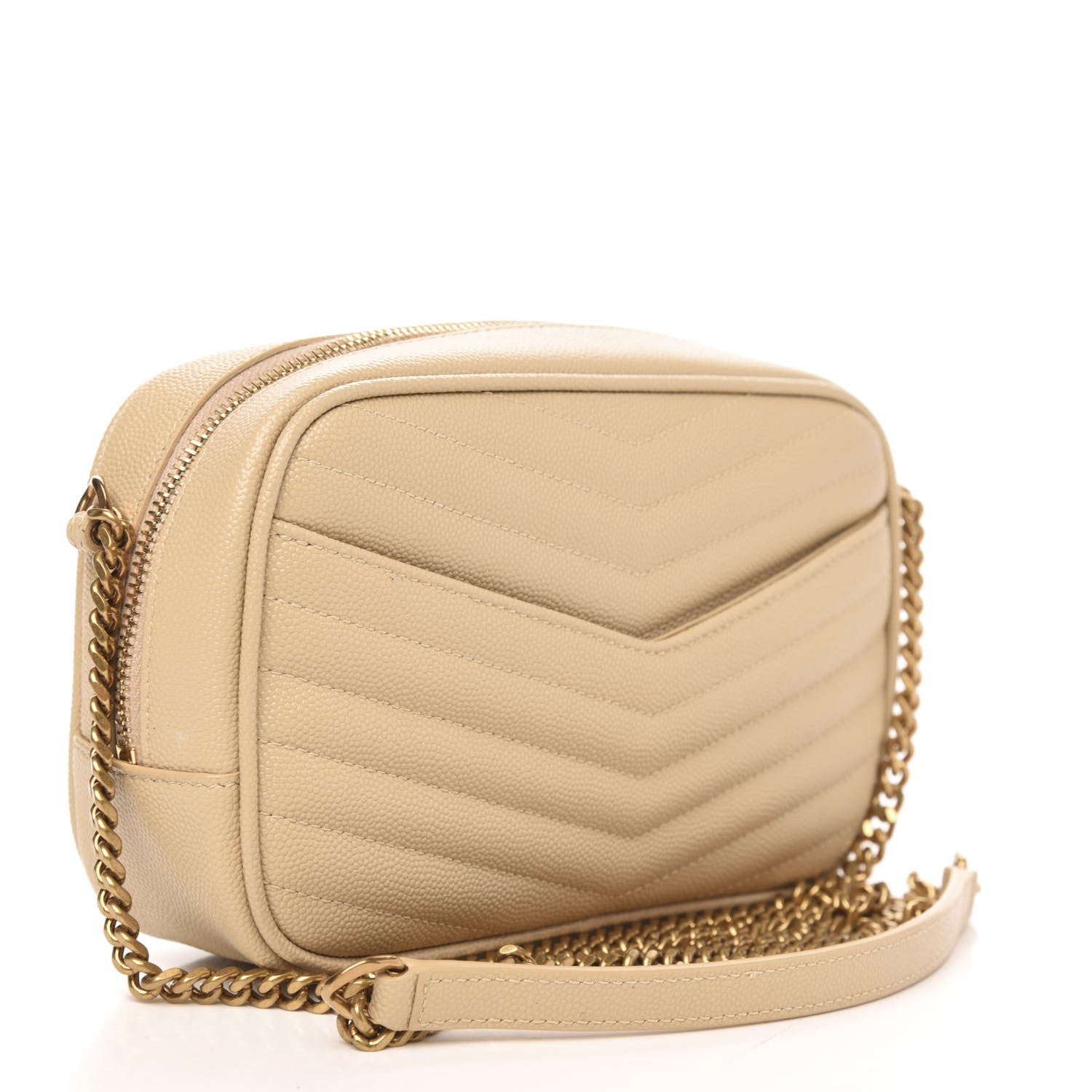 Saint Laurent Grain De Poudre Matelasse Monogram Mini Lou Camera Bag New Powder 3 of 10