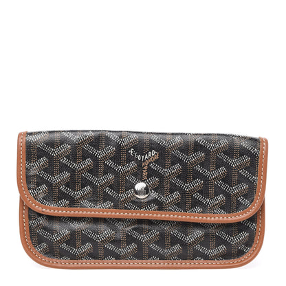 Goyard Goyardine Pouch Black Gold 1 of 6