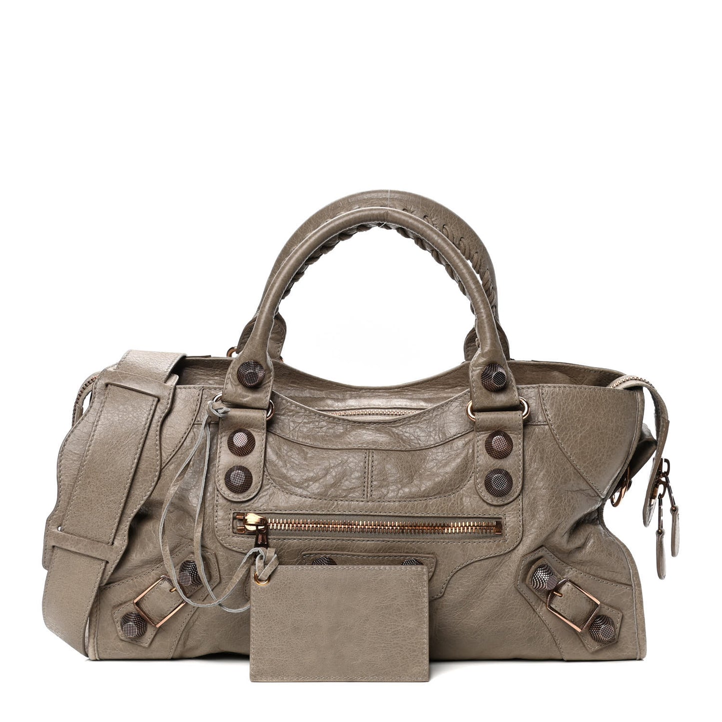 Agneau Giant 21 Rose Gold Hardware Part Time Papyrus
