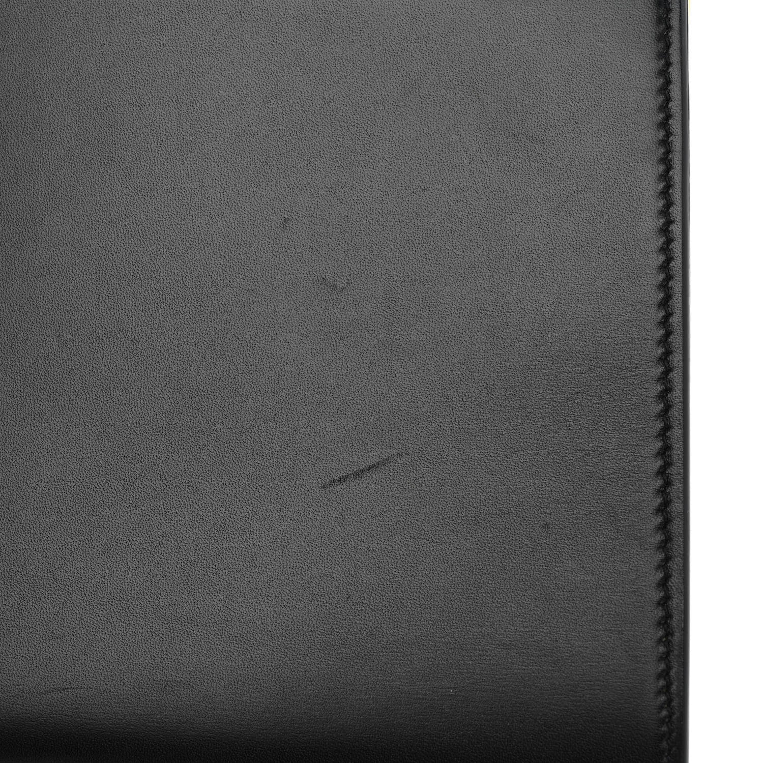 Saint Laurent Smooth Calfskin Medium Classic Monogram Cassandra Top Handle Black Rouge Legion 16 of 17