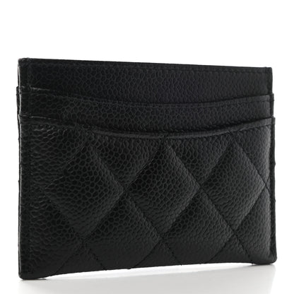 Chanel Caviar Quilted Card Holder Black 3 of 8