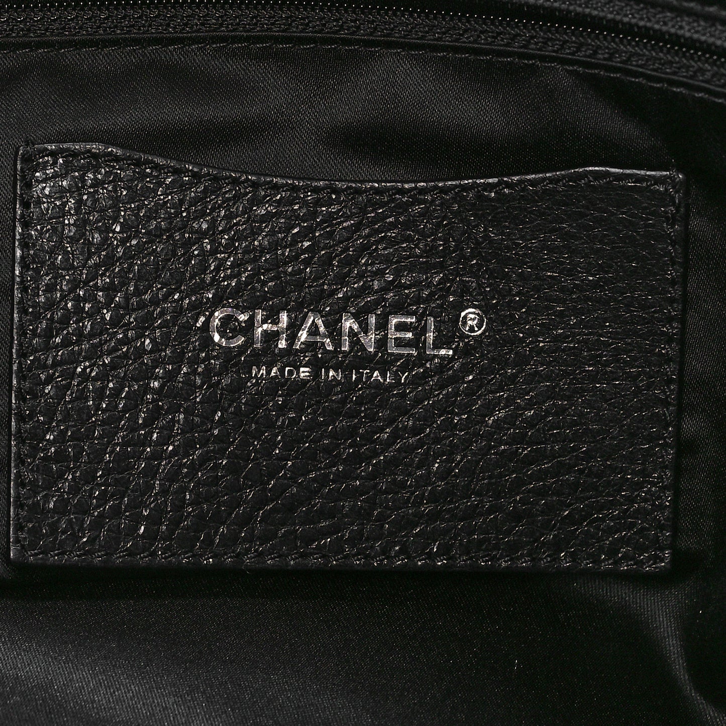 Glazed Calfskin Large On The Road Tote Black