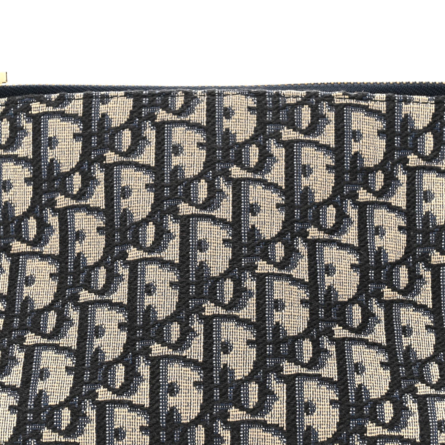 Christian Dior Oblique Medium Diortravel Nomad Pouch Blue 8 of 15