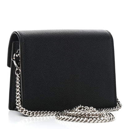 Louis Vuitton Soft Calfskin Mini My Lockme Chain Pochette Black 3 of 8
